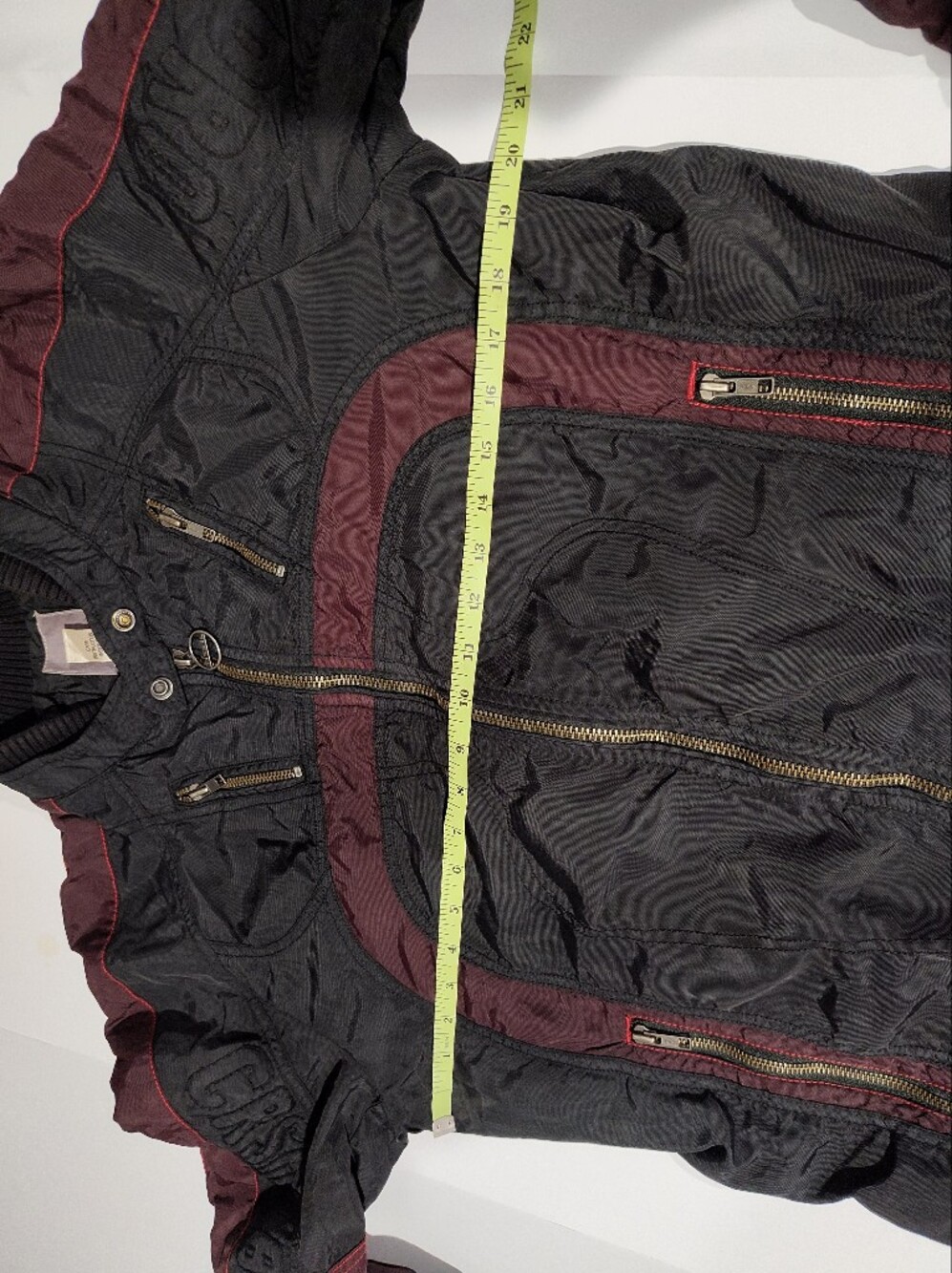 vintage Diesel Nylon men's Motorcycle/Racing Bomber Jacket size XL - Picture 15 of 15